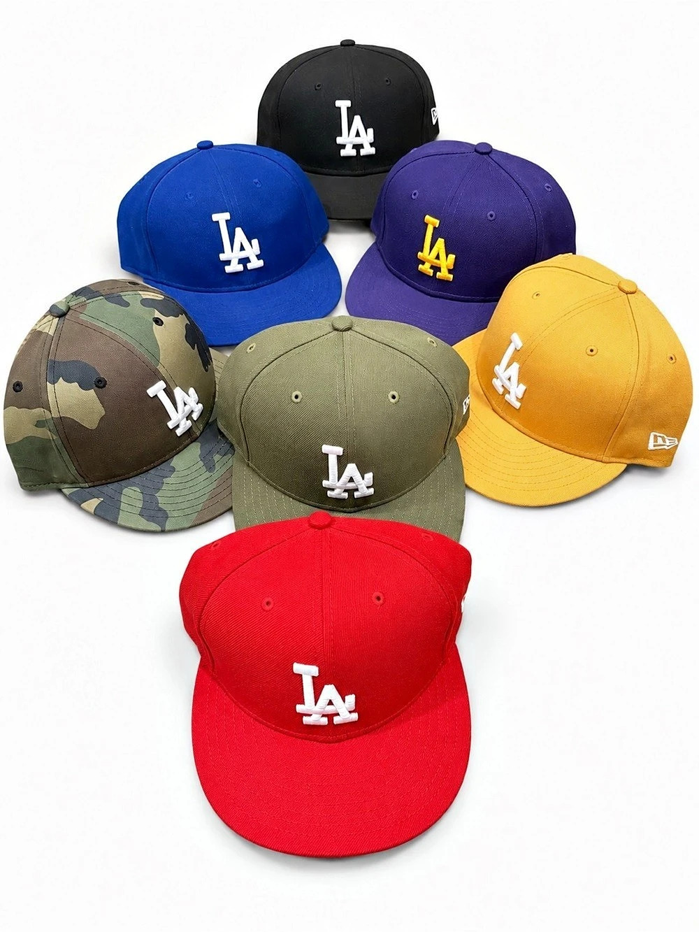 New Era Los Angeles Dodgers MLB 59FIFTY Fitted Hat Blue & Red, Green, Black